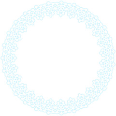 Lace Circle Frame