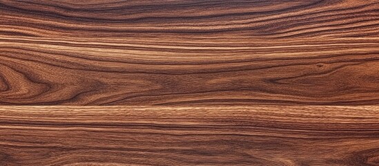 Fototapeta premium Dark brown wooden background showcasing rich textures with smooth wavy grain patterns ideal for enhancing interior design aesthetics