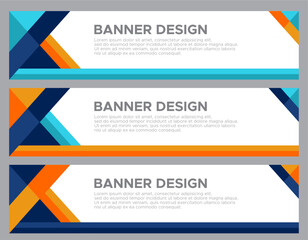 Obraz premium banner template design vector
