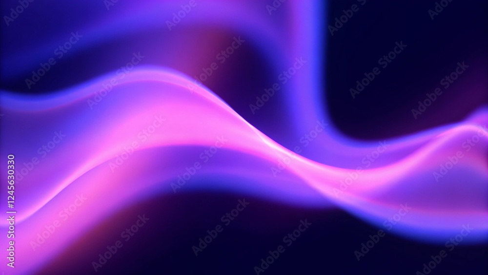 Aufkleber a close up of a purple and blue abstract background, vibrant swirls of colorful texture blending int