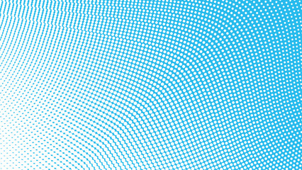 Blue halftone pattern abstract background for fabric style