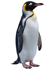 isolated emperor penguin