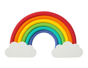 rainbow and clouds
