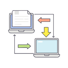 data transfer  icon, data transfer  vector illustration-simple illustration of data transfer , perfect for data transfer  logos and icons