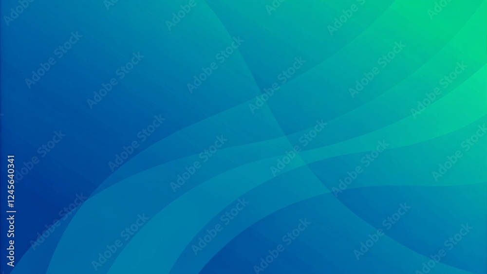 Poster Abstract gradient blue green liquid background. Fluid shapes composition with smooth motion, organic flow, soft texture, vibrant colors, and dynamic abstract elements for modern design visuals.