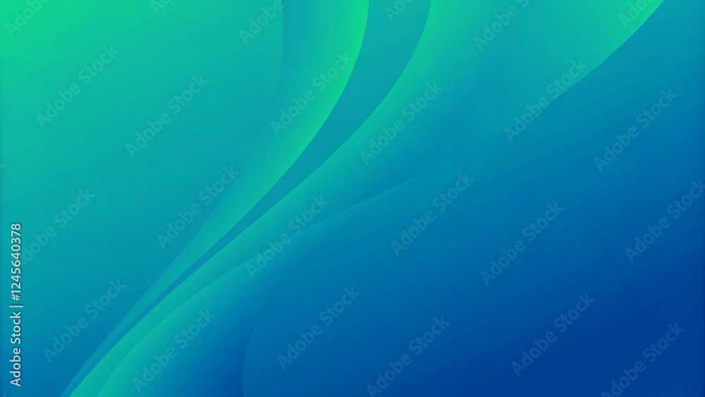 Poster abstract gradient blue green liquid background. fluid shapes composition with smooth motion, organic