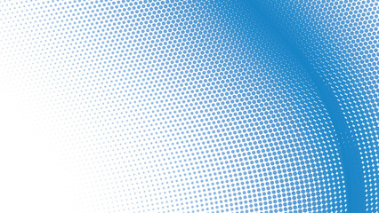 Blue halftone pattern abstract background for fabric style