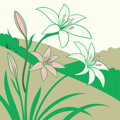 abstract floral background