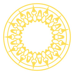 Islamic Mandala Circular Pattern
