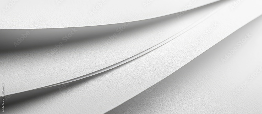 Poster light gray paper texture background with subtle waves and folds creating a crisp clean surface ideal