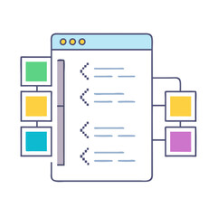 programming brackets  icon, programming brackets  vector illustration-simple illustration of programming brackets , perfect for programming brackets  logos and icons