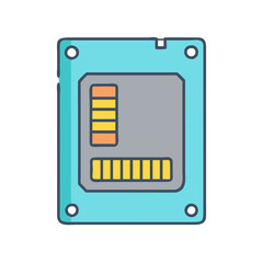 ssd  icon, ssd  vector illustration-simple illustration of ssd , perfect for ssd  logos and icons