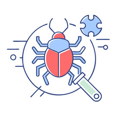 bug fixing  icon, bug fixing  vector illustration-simple illustration of bug fixing , perfect for bug fixing  logos and icons