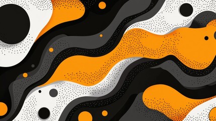 Obraz premium A creative illustration of abstract line art with various thicknesses and angles, forming a dynamic pattern that evokes feelings of modernity and innovation.