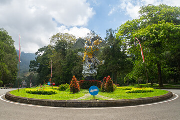 Jatayu and Ravana statue, An ancient Jatayu and Ravana statue of fighting from epic Hindu legend Ramayana, Bali, Indonesia