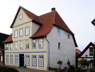 Historical Building in the Old Town of Hoya, Lower Saxony