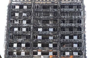 Grenfell Tower, residential tower block, North Kensington, London