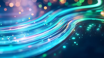 abstract neon light waves, tech background - abstract backgrounds