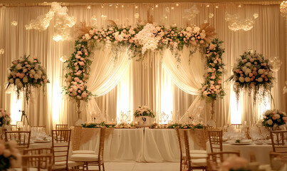 Malay-Inspired Wedding Coordinator with a Serene Ballroom for a Tranquil Wedding Experience
