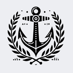art, illustration, vector, image, wallpaper, logo, icon, art image anchor, anchor vector black and white
