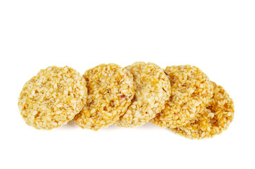 Barazek sesame cookies, traditional arabic sweets