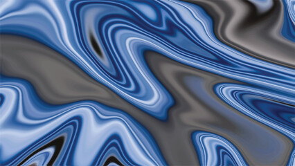  Dark blue waves in abstract ocean and golden foamy waves. Colorful marble surface. Brown marble pattern of the blend of curves