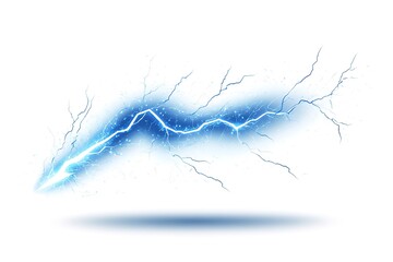 Dynamic Blue Lightning Bolt Icon: Electrifying Vector Graphic for Websites, Apps, and Designs. Perfect for energy, speed, power, technology, and electricity themes. High-quality, versatile, and easily