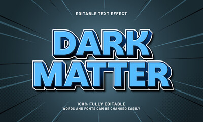 dark matter editable text effects with a galaxy and space theme