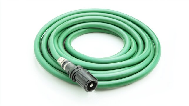 Green Garden Hose for Outdoor Use