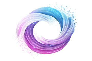 Abstract Purple and Blue Circular Vector Line Art: Elegant, Modern, and Versatile Design Element Perfect for Branding, Websites, Presentations, and More. Ideal for adding a touch of sophistication and