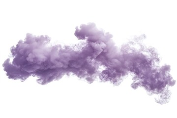 Fototapeta premium Ethereal Purple Smoke Cloud: A Dreamy, Abstract Cutout Perfect for Design Projects, Websites, Backgrounds, Branding, Posters, Invitations, and More. High-Resolution, Isolated, Clean, and Ready-to-Use.