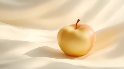 Obraz premium An expressive apple illustration transforms culinary projects, serving as an engaging focal point for recipe collections effectively modern graphic style
