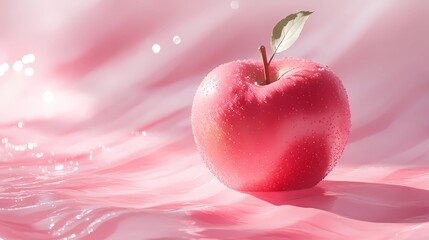 Obraz premium This detailed apple illustration elevates culinary projects by merging artistic creativity with recipe design and food marketing vintage recipe style