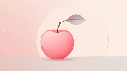 Obraz premium This detailed apple illustration elevates culinary projects by merging artistic creativity with recipe design and food marketing vintage recipe style
