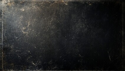 Dark grunge texture background; scratched, aged, cinematic effect; design overlay