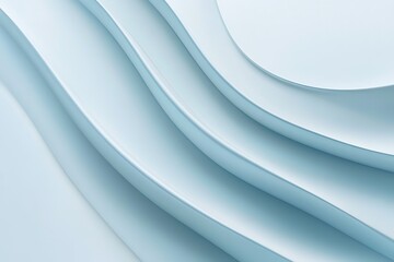 Fototapeta premium Serene Sky Blue Wave: Abstract Vector Background, Elegant Curved Line Design, Perfect for Websites, Banners, Presentations, and Digital Art Projects. Fluid, Smooth, Modern, Minimalist, and Versatile 