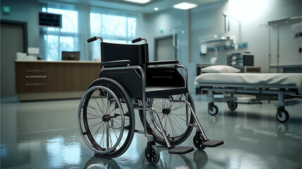 Wheelchair in hospital