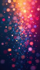 Colorful confetti explosion on vibrant background, party, celebration, decoration