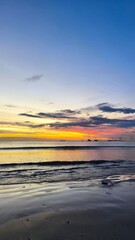 Breathtaking Sunset Over the Andaman Sea in Phuket, Thailand
