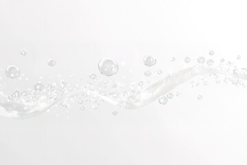 Subtle Air Bubbles: Minimalist White Background Texture. Perfect for website design, app interfaces, product presentations, and digital art projects. Clean, elegant, and versatile, this image offers a