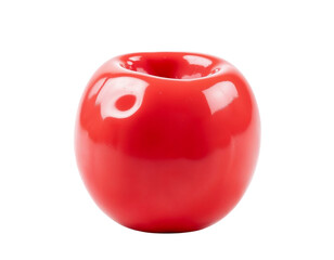 red apple isolated on white background