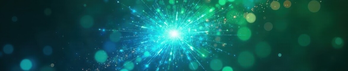 Blue particle explosion, green screen background, explosion, chroma key, background