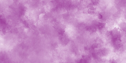 purple winter vector watercolor art background with clouds, abstract blue Soft cumulus cloudscape sky, abstract grunge background with smoke, Aquarelle painted fresh and cloudy sky with clouds.