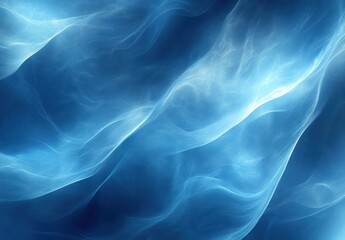 Fototapeta premium Abstract Blue Gradient Background with Smooth Textures and Soft Lighting
