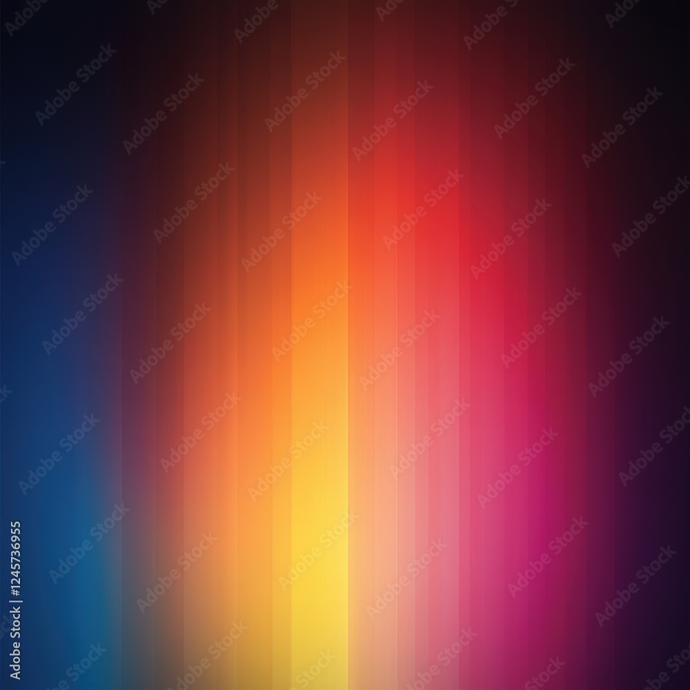 Wall mural colorful blurred background with a smooth gradient transition in vibrant hues and soft texture
