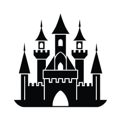Fototapeta premium vector illustration of a castle