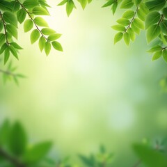 Obraz premium Sunlit Green Canopy 