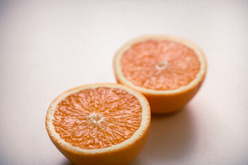 orange on the table