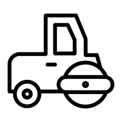 compactor Line Icon