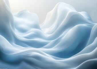 Fototapeta premium Serene Abstract Landscape Light Blue Background Soft Pastel Colors Gradient Design